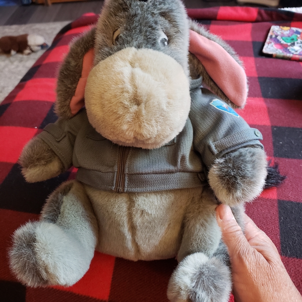 15" Eeyore Plush with removable tail